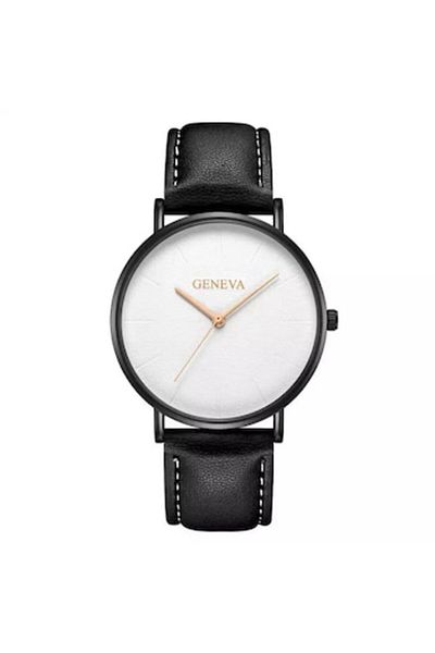 Geneva Geneva Marble women's watch, white, rose gold numbers