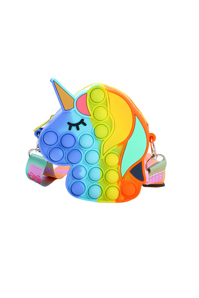 LUDIRO Gentuta de Umar Pop IT NOW din Silicon, Cu Fermoar si Curea, Model Uni...