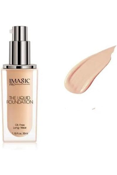 imagic LADY MODEL IMAGIC Oil-Free Liquid Foundation | Full Coverage, Matte Finish | Long-Lasting, Lightweig