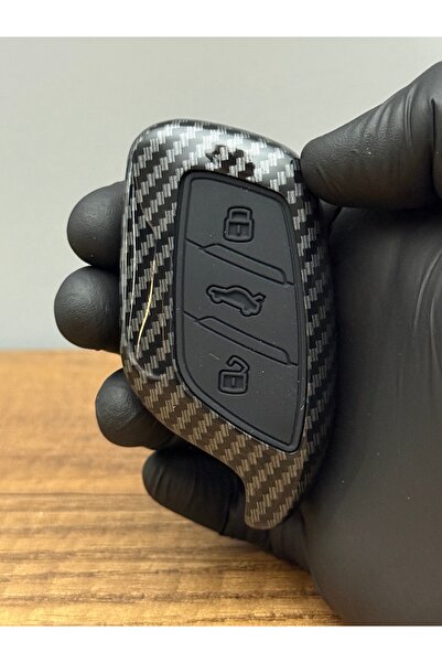 Mavi Keys Husă de protecție pentru chei de control din fibră de carbon Mg Hs Zs cu 3 butoane