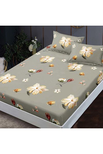 NufJoy Finet Gros Elastic Fitted Sheet Set for Mattress 160x200 cm and 2 Pillowcases 50x70 cm
