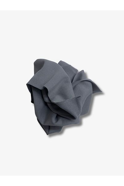 Yiğit Kumaş Ribana Fabric, Piece 45X200 cm Gray Color