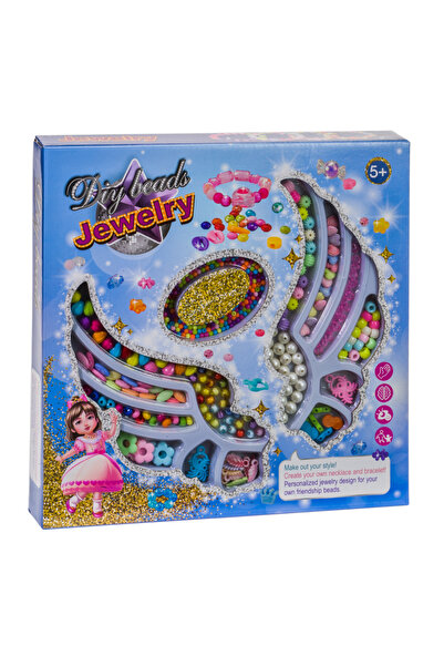 LUDIRO Σετ Χειροτεχνίας, Βραχιόλια με Χάντρες, Πεταλούδα, Πολύχρωμο