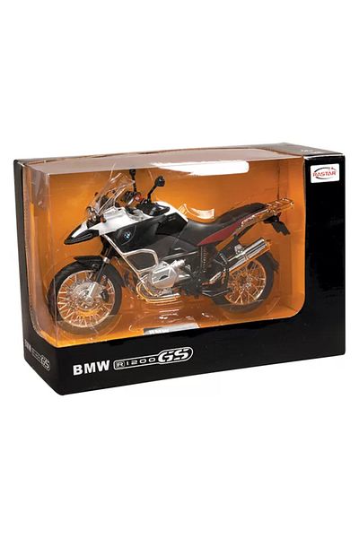 Rastar BMW RS1200 GS RED METAL MOTORCYCLE SCALE 1 TO 9