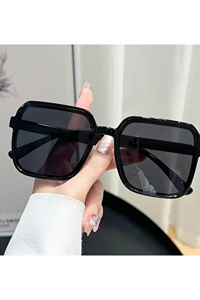 HAB TRADE Black Square Large Unisex Glasses