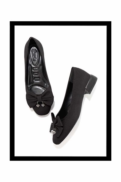 Bambi Matte Black Women's Ballerina Ballerina K01213030438