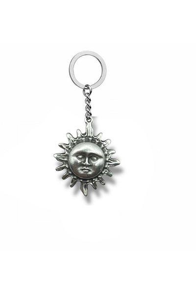 Herşey Nota Sun Face Unisex Keychain |   Energetic and Stylish Accessory