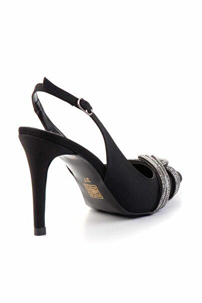 Bambi Matte Black Smoked Women's Evening Dress Shoes K01209444438
