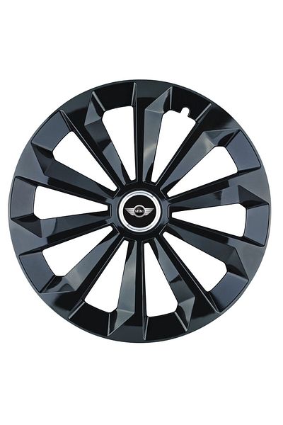 OEM Set de 4 capace de jantă Fame Black R14 pentru gama de mașini Mini