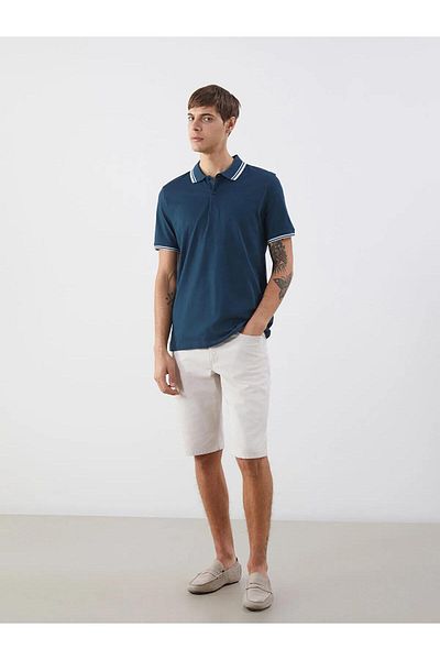LC Waikiki Ανδρικό μπλουζάκι SOUTHBLUE Polo με κοντό μανίκι Pique (S5)