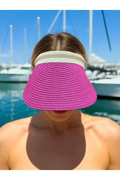 LAGRANZE Women's Colorful Visor Hat