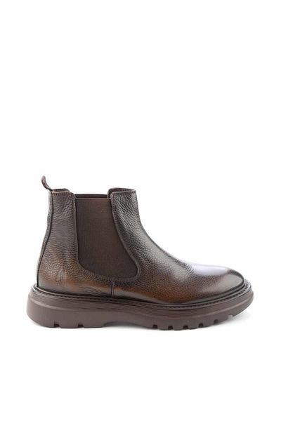 Hush Puppies Καφέ Δερμάτινες Ανδρικές Μπότες & Μποτάκια Hp1144177303