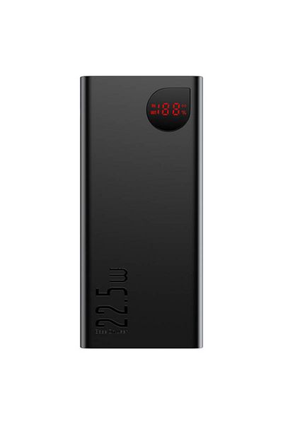 Baseus Powerbank Adaman Metal, 20000 Mah, 22.5 W, Black