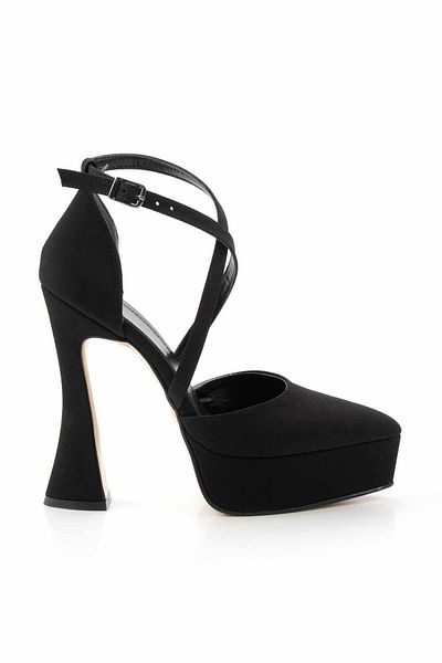 Bambi Matte Black Women's Evening Dress Shoes K 01204100438