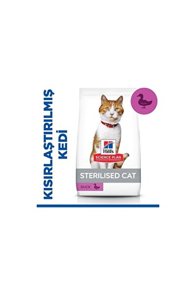 Hill's Hills Kısırlaştırılmış Ördekli Yetişkin Kedi Maması 8+2Kg