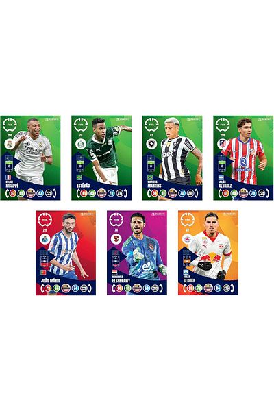 hediyecik Panini Fifa Club World Cup 2025 Trading Card World Cup Game Cards 1 Box 50 Packs (300 Cards)