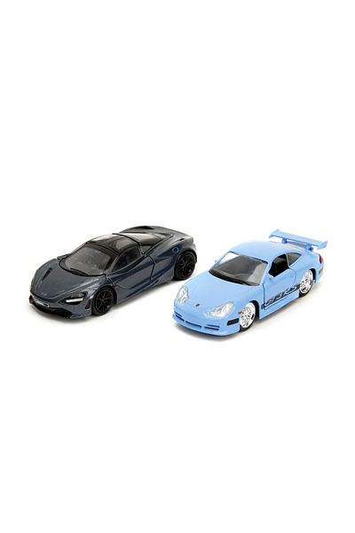 Simba JADA FAST AND FURIOUS LEGACY SET OF 2 DIECAST CARS PORSCHE 911 GT3 RS AND MCLAREN 720S SCALE 1:32