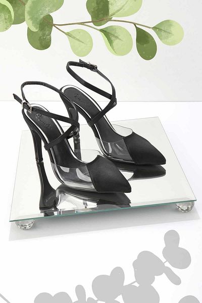 Bambi Matte Black Women's Evening Dress Shoes K01227082338