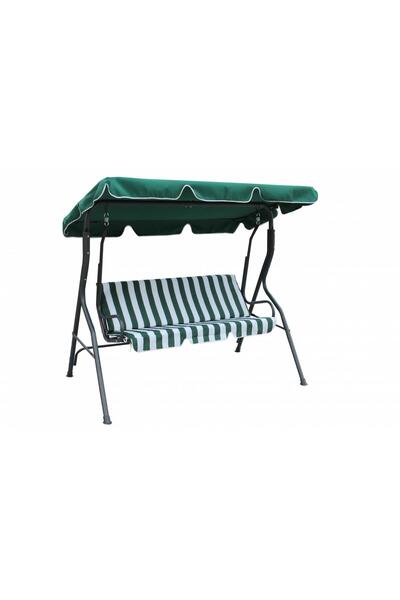 Heinner Heinner 3-seater rocking chair, 177x110x146 cm, steel/polyester, green