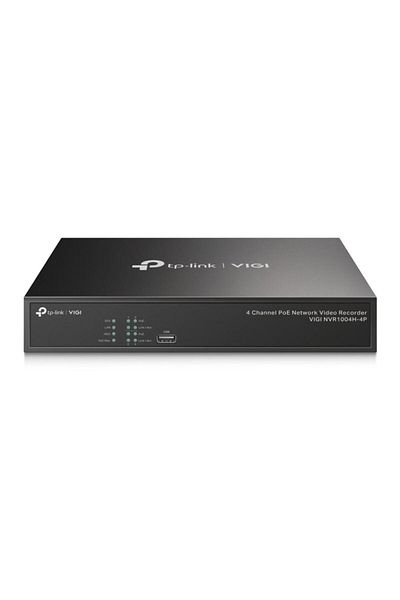 TP-LINK NVR PoE VIGI 4 canale 1004H4P; 53W, 8 MP,1 SATA Interface, max 10TB, H.265+; ONVIF