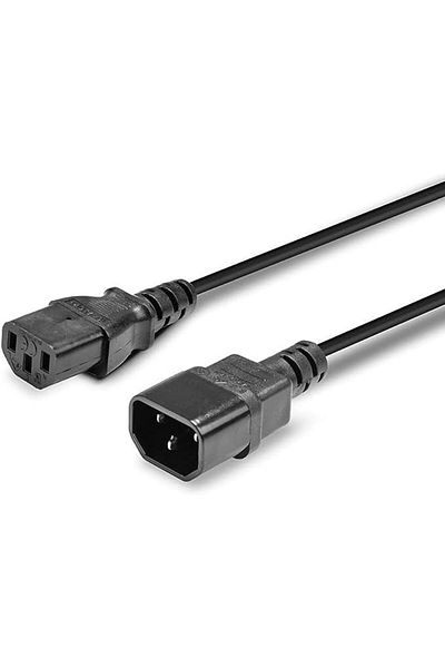 LİNDY Power cable C14-C13 2m, black