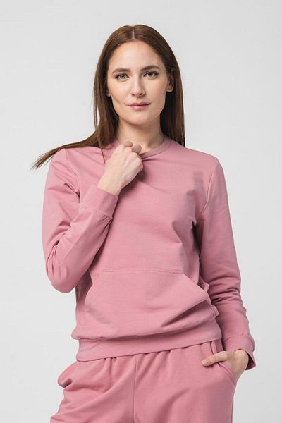 Pegas WOMEN'S CASUAL COTTON BLOUSE PINK-L