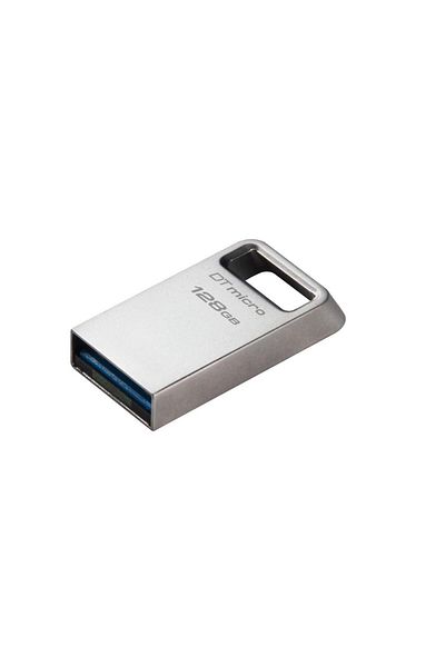 Kingston Memorie USB Flash Drive 128GB Data Traveler Micro, USB 3.2 Gen1, Metalic