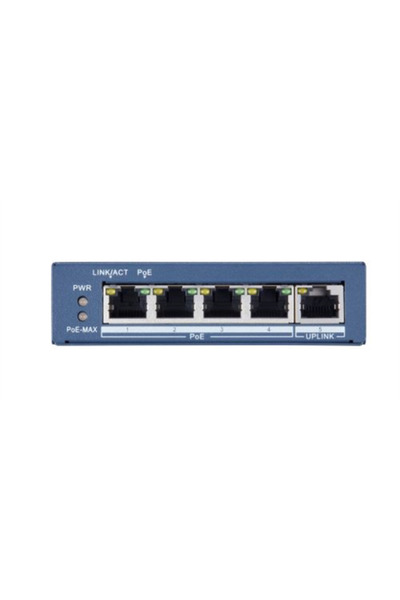 Hikvision Switch-uri L2, UNMANAGED, 4 GIGABIT POE PORTS
