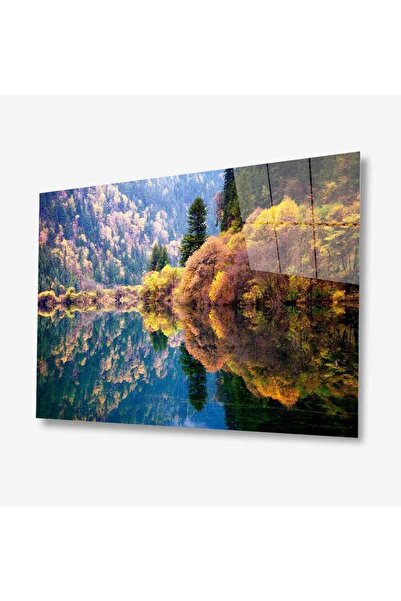 idealizbiz Pictură din sticlă peisaj natural 4 mm sticlă temperată durabilă