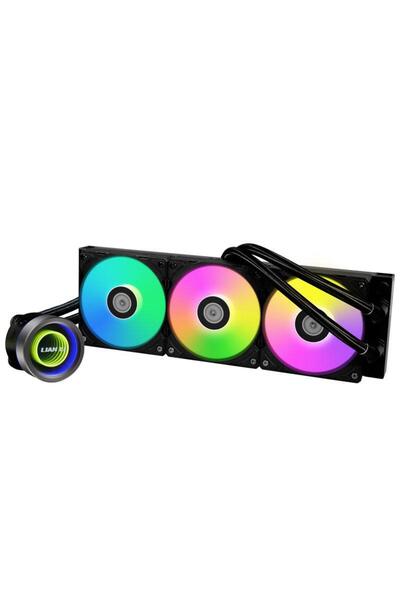 Lian Li Galahad II Trinity 360 ARGB AIO Liquid CPU Cooler, Black