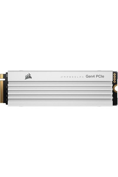 Corsair SSD MP600 PRO LPX 4TB PCIE Gen4 x4 NVMe M.2 white, PS5 compatible, 7100 read speed