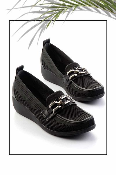 Bambi Schwarze Damen-Freizeitschuhe K01474010182