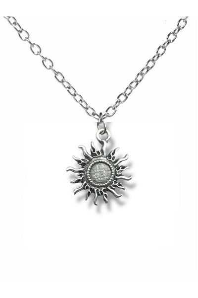 Herşey Nota Unisex Necklace with Metal Sun Figure |   Modern Design with 60 cm Chain