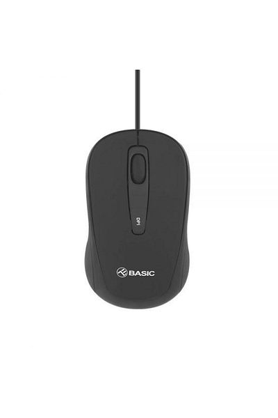 TELLUR Mouse Mouse cu fir Tellur basic, mini, negru