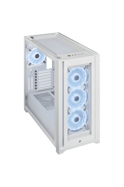 Corsair Carcasa iCUE 5000X RGB QL Edition Mid-Tower ALB