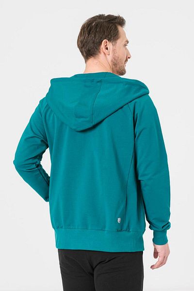 Pegas MEN'S CASUAL COTTON SWEATSHIRT PETROL-S