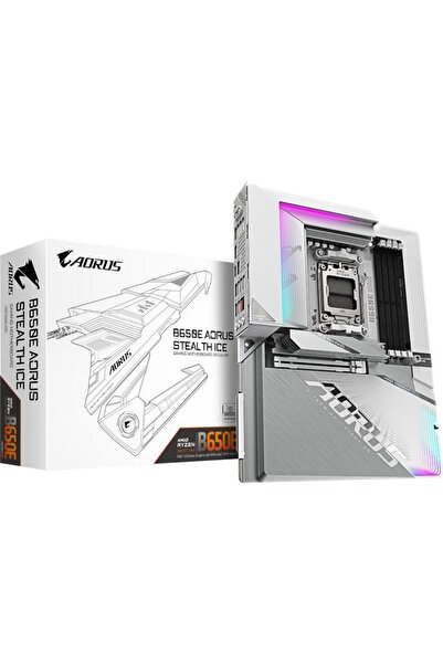 Gigabyte B650E AORUS STEALTH ICE AM5 Placă de bază ATX, DDR5, M.2, USB-C, HDMI