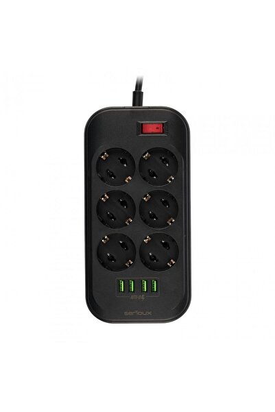 SERIOUX Extension Cord With Protection Srx Ps66B