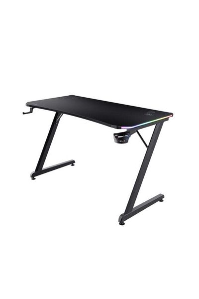 Trust GXT 709 Luminus gaming desk, RGB lighting, weight 15.5 kg, maximum weight 150 kg, ne