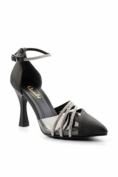 Bambi Matte Black Women's Evening Dress Shoes K01471060538