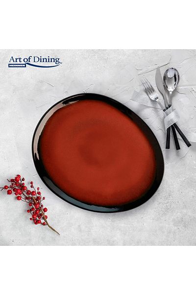 Heinner SET 4X FARFURIE OVALA CERAMICA 28 CM, VULCANO, ART OF DINING BY