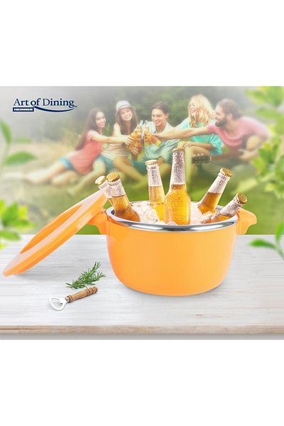 Heinner THERMAL CUTLERY 8L, NOVA, ORANGE, ART OF DINING BY