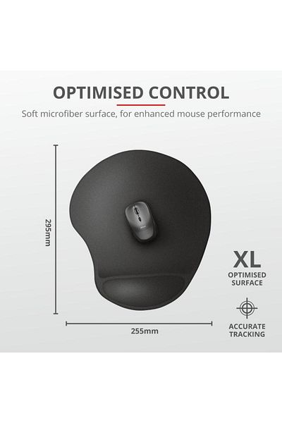 Trust Mouse pad Bigfoot XL, cu gel pad, negru