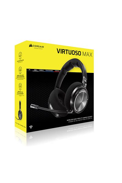Corsair Casti Gaming VIRTUOSO MAX WIRELESS Carbon