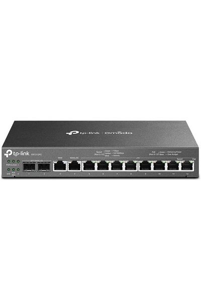 TP-LINK Omada Gigabit VPN Router with PoE+ Ports and Controller Ability PORT: 2× Gigabit SFP WAN/LAN P