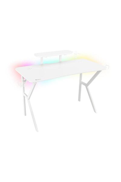 Genesis Gaming desks Genesis Holm 320 RGB gaming desk white