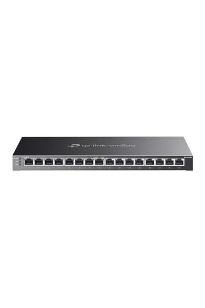 TP-LINK JetStream™ 16-Port Gigabit Smart Switch with 8-Port PoE+ PORT: 8× Gigabit PoE+ Ports SPEC: 80