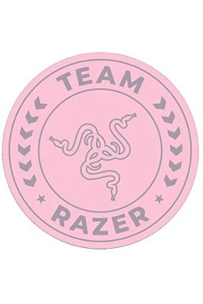 RAZER Covor de podea Echipa Roz, catifea din poliester reciclat, bază antider...