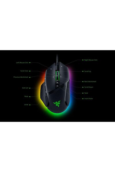 RAZER Basilisk V3 PRO wired mouse, 10+1 programmable buttons