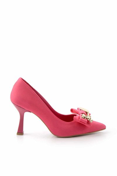 Bambi Pantofi clasici cu toc pentru femei fucsia mat K 01418030038